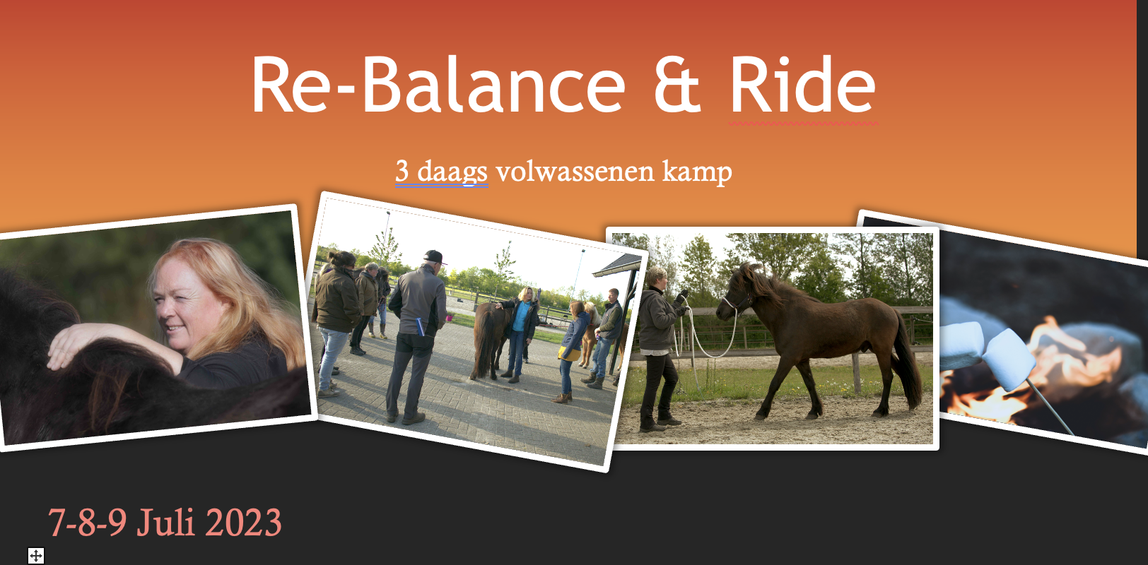 Re-Balance & Ride volwassenen 3 daagse